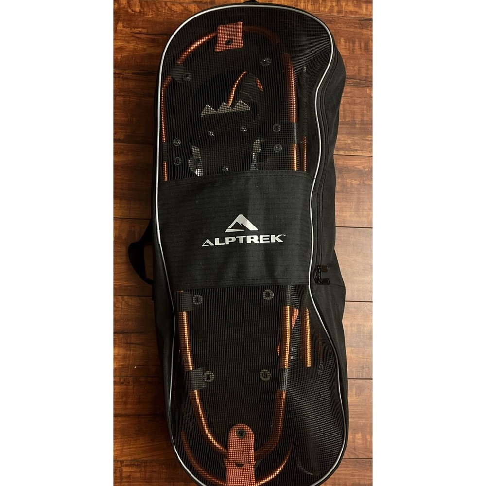 Alptrek 825 Snowshoe  & Carry Bag, Black/Orange Medium Up to 200 lbs